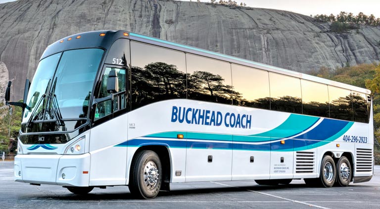 55 passenger charter bus Atlanta